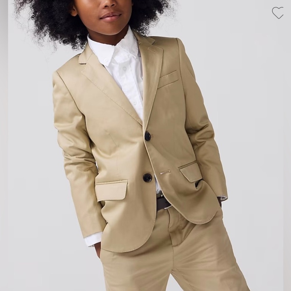 Boys J. Crew Tan Blazer Size 12